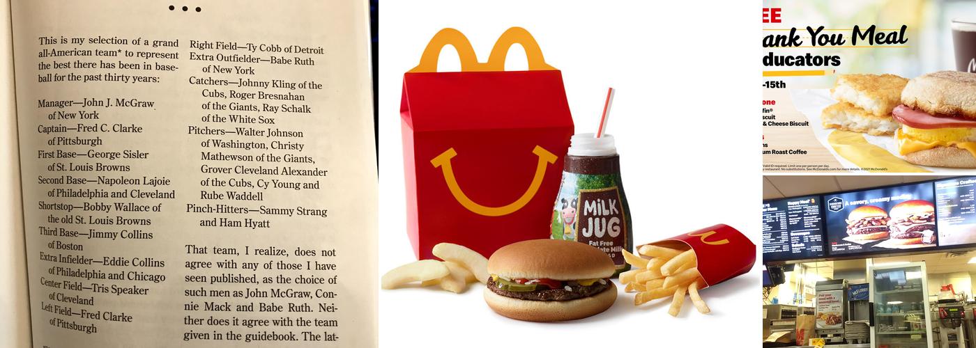 McDonald's Menu