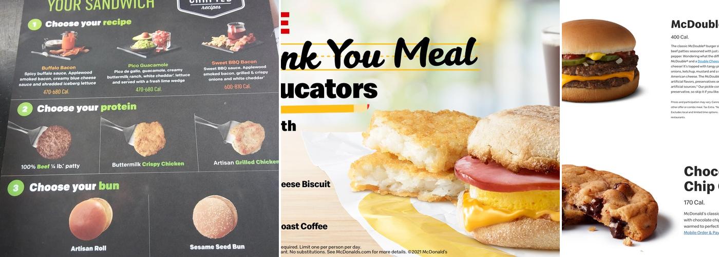 McDonald's Menu