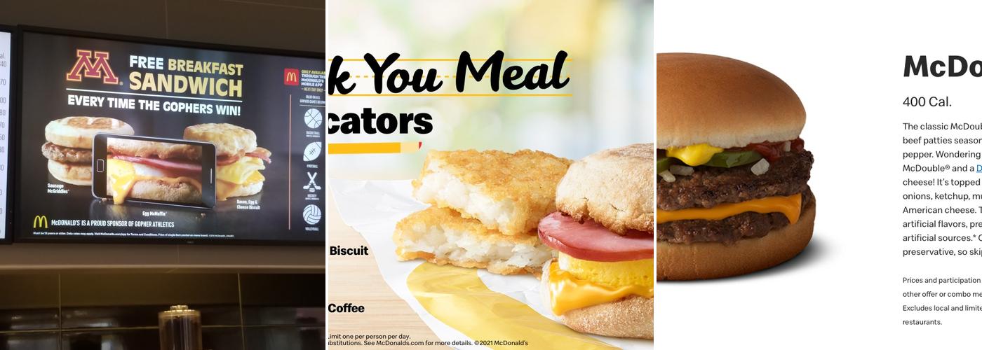 McDonald's Menu