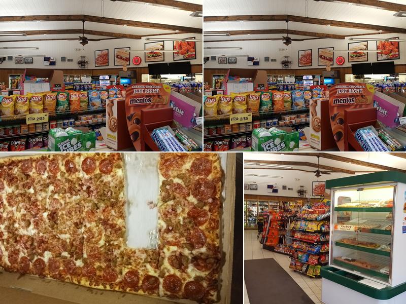 Fox's Pizza Den And Gas Station.