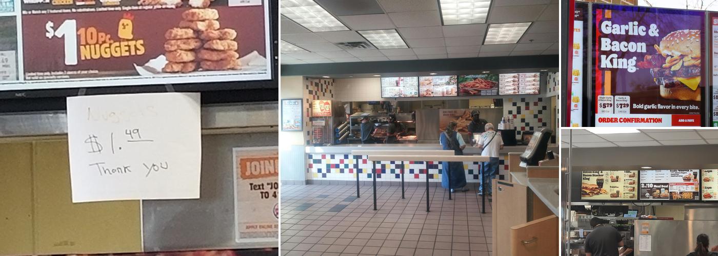 Burger King Menu