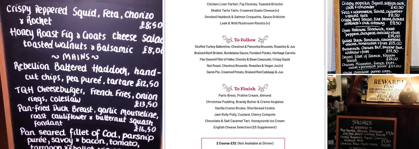 The Queens Head Menu