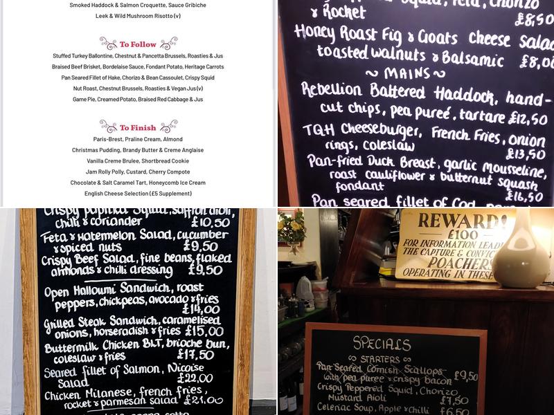 The Queens Head Menu