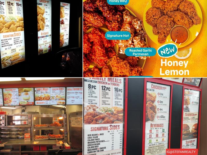 Popeyes Louisiana Kitchen Menu