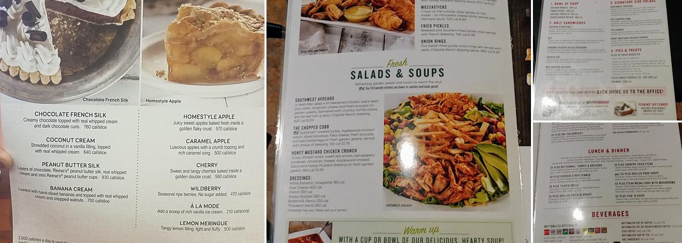 Perkins American Food Co. Menu