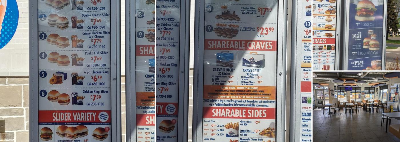 White Castle Menu