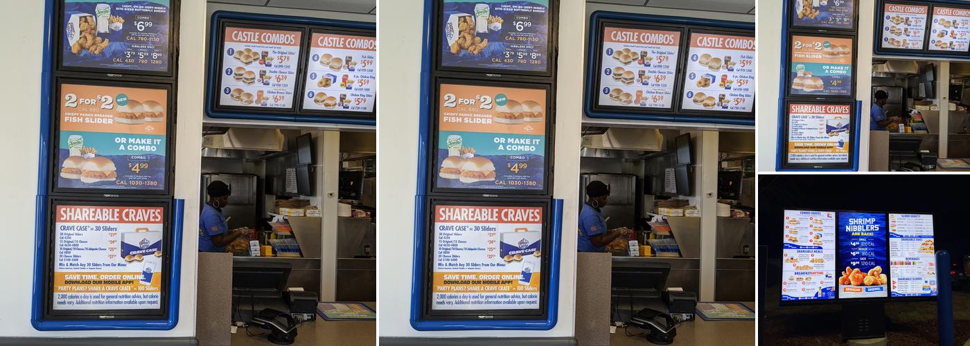 White Castle Menu
