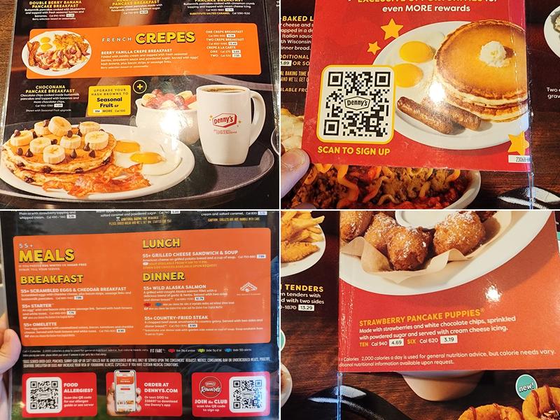 Denny's Menu