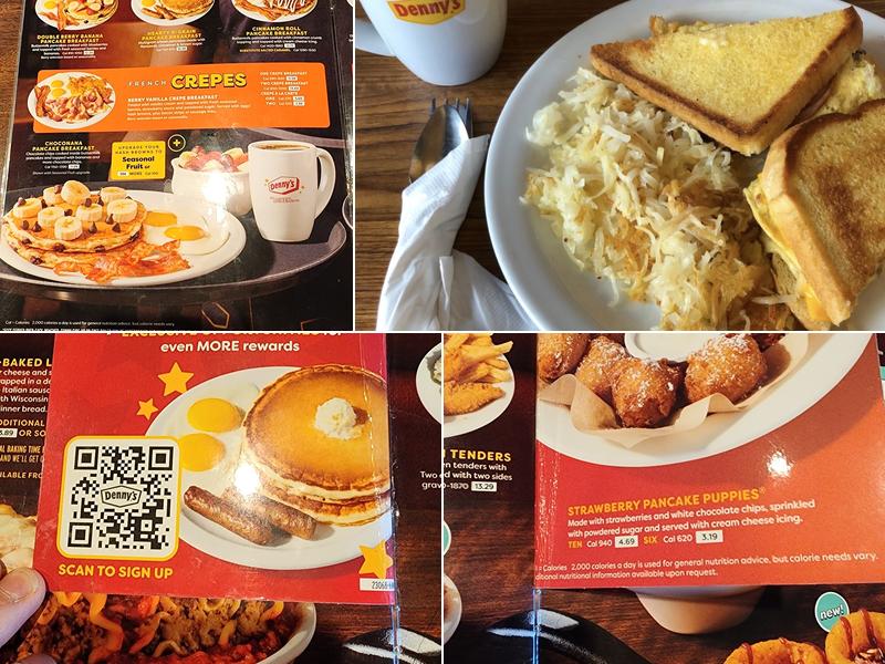 Denny's Restaurant Menu