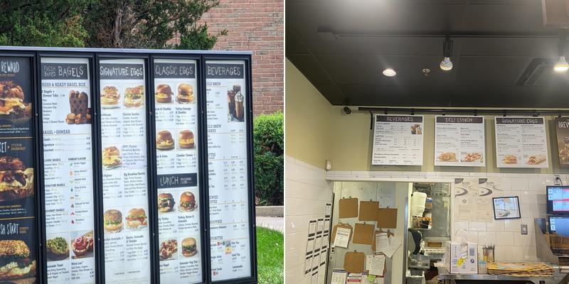 Einstein Bros. Bagels Menu
