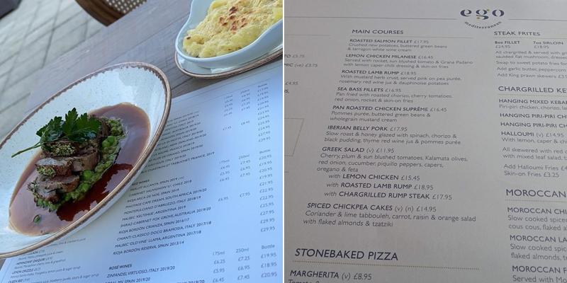 The Pomeroy Menu