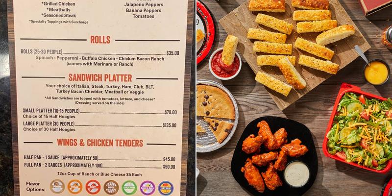 Fox's Pizza Den - Imperial Menu