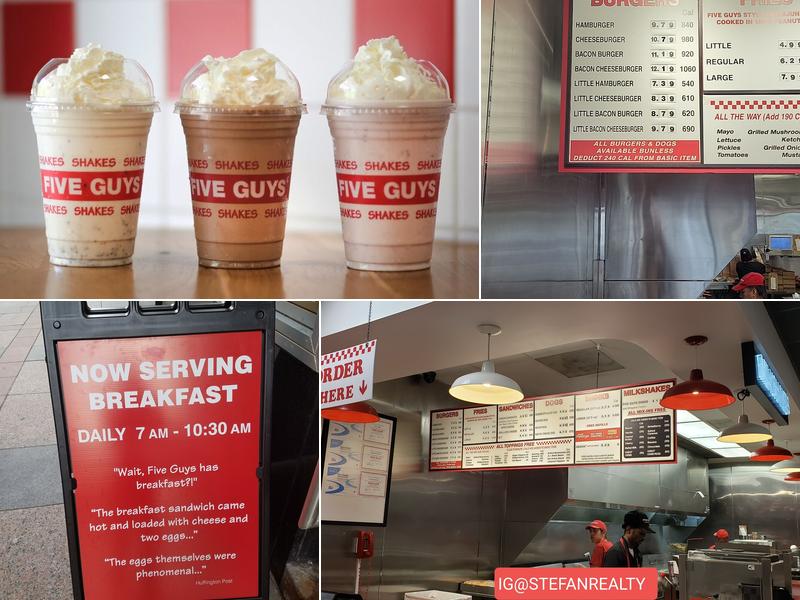 Five Guys Menu