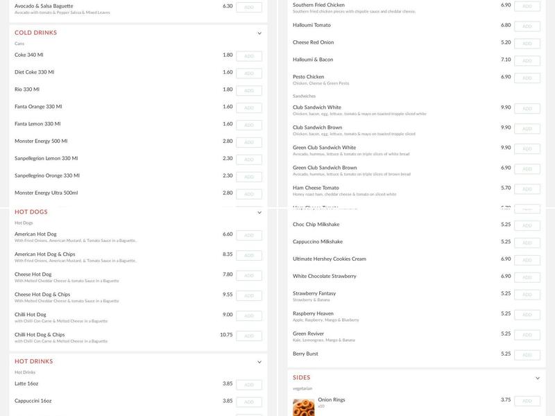 Something Else To Eat Menu