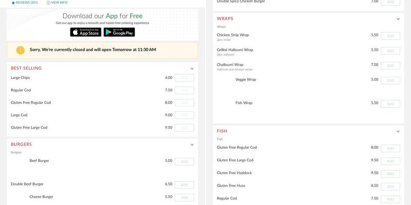 Toppers of Sunningdale Menu