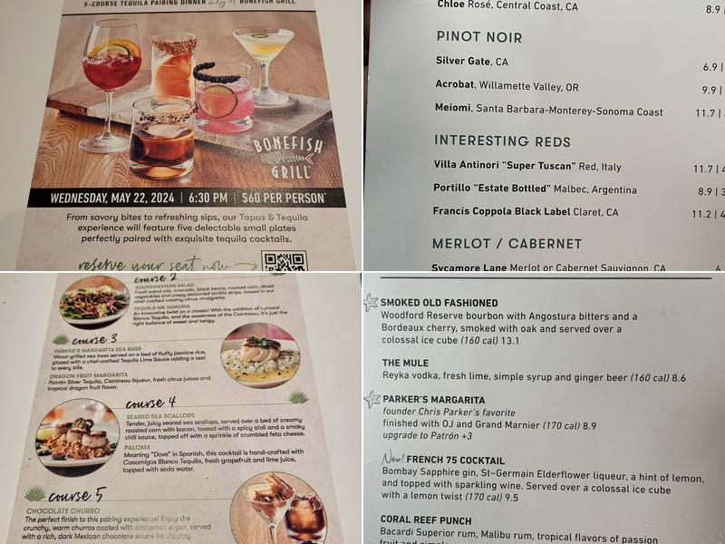 Bonefish Grill Menu