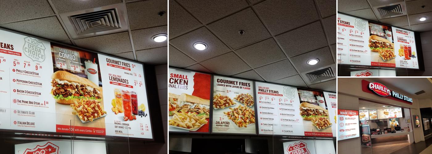 Charleys Cheesesteaks Menu