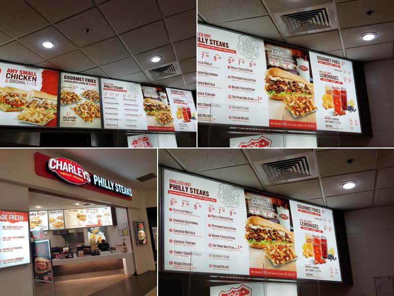 Charleys Cheesesteaks Menu