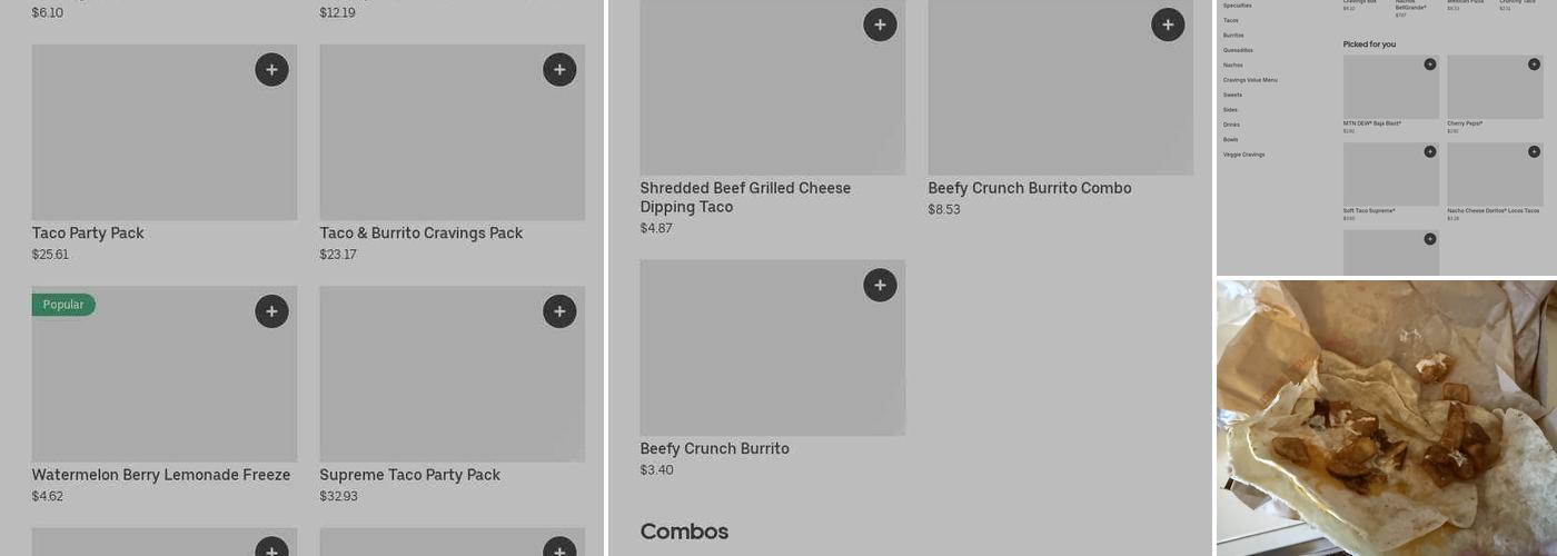 Taco Bell Menu