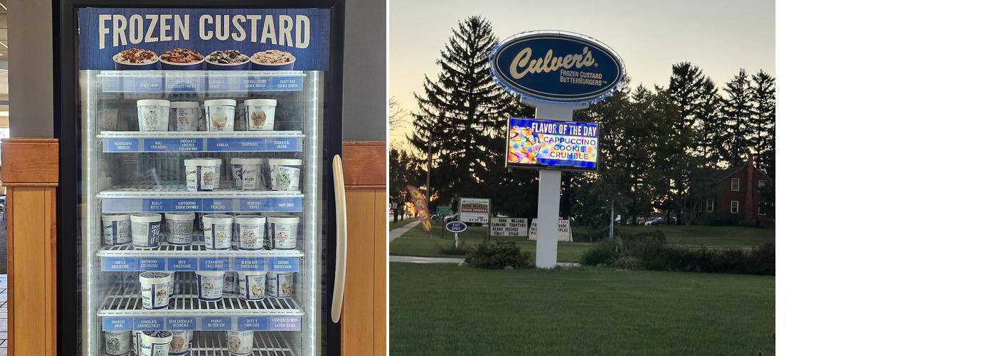 Culver’s Menu