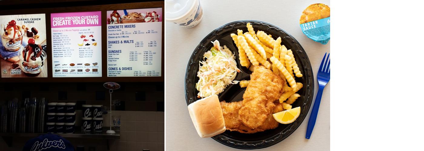 Culver’s Menu