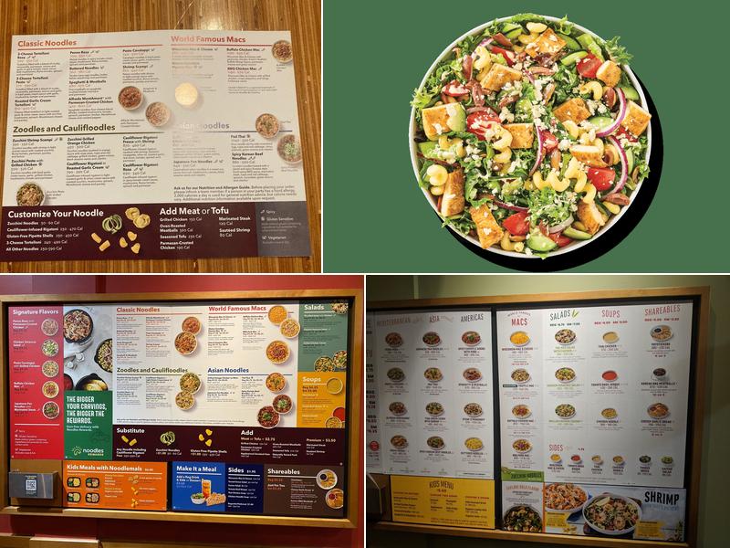 Noodles and Company Menu
