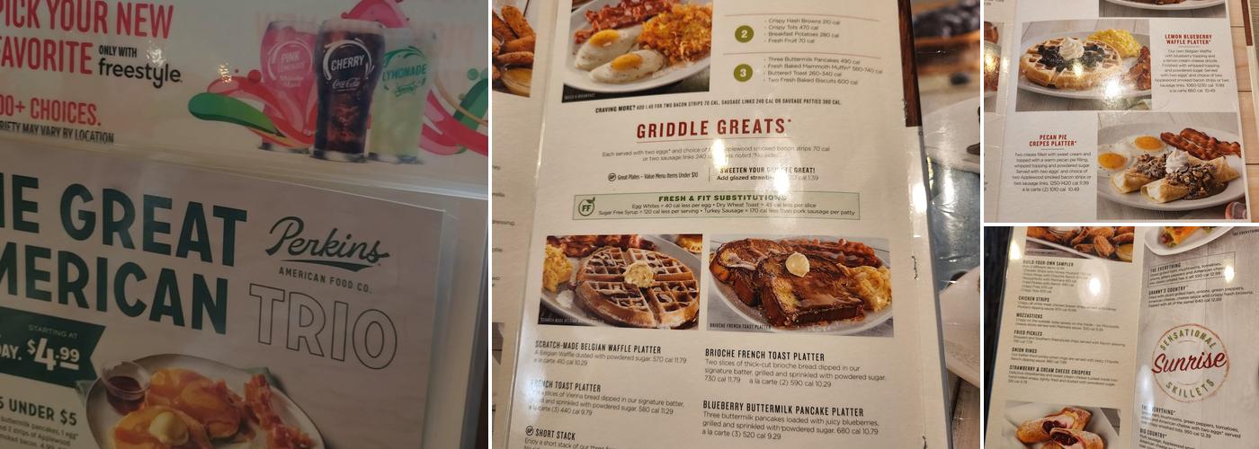 Perkins Restaurant & Bakery Menu