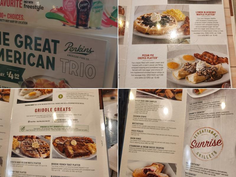 Perkins Restaurant & Bakery Menu