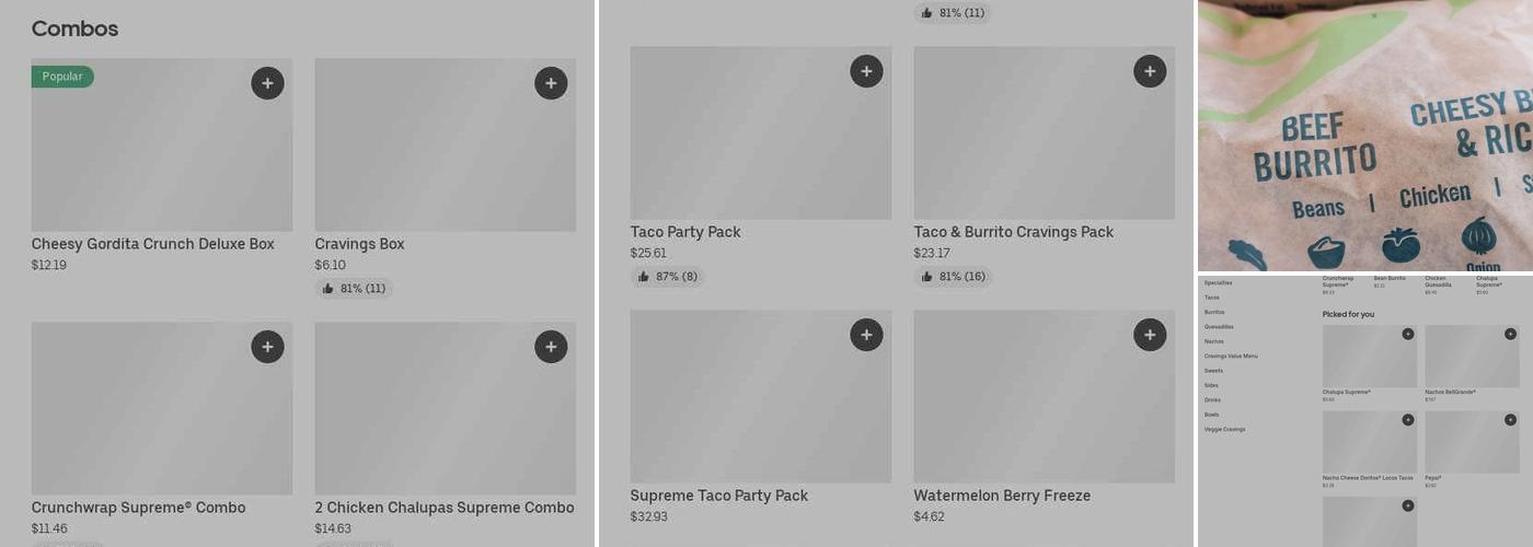 Taco Bell Menu