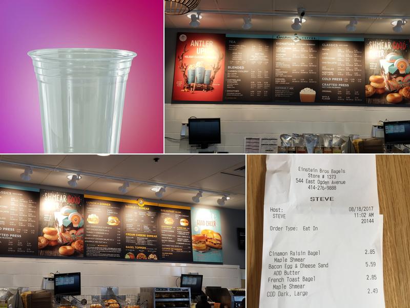 Einstein Bros. Bagels Menu