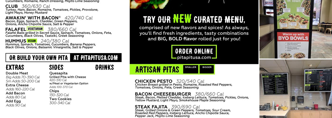Pita Pit Menu