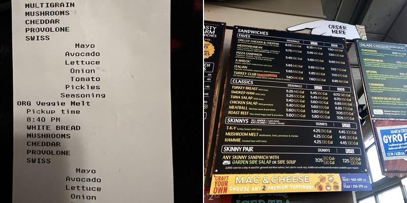 Potbelly Menu