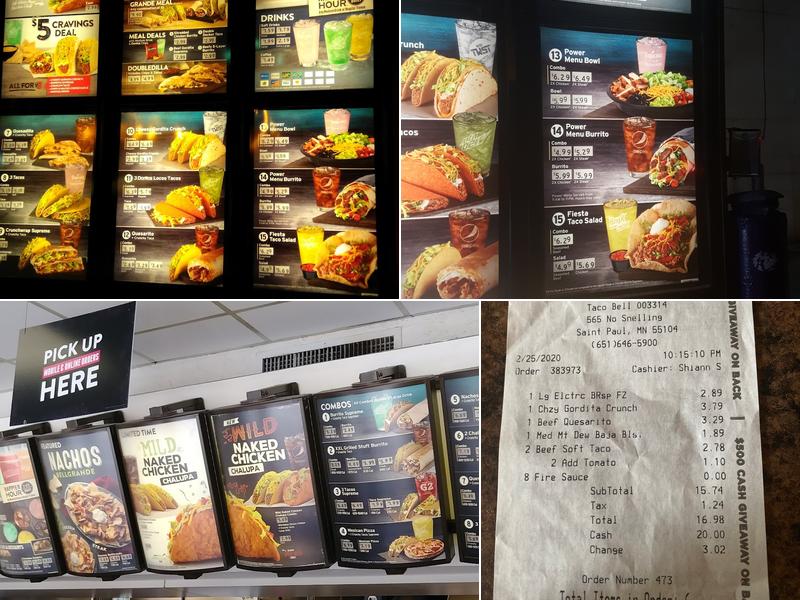 Taco Bell Menu