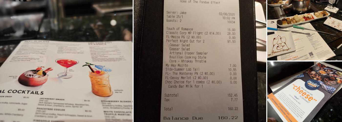 The Melting Pot of Brookfield Menu