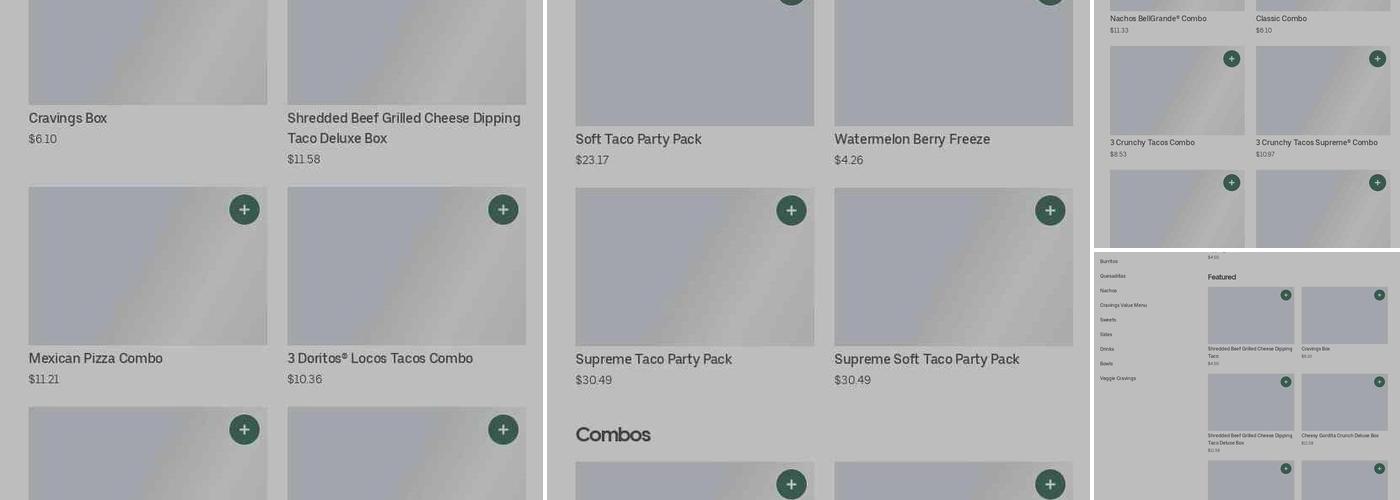 Taco Bell Menu