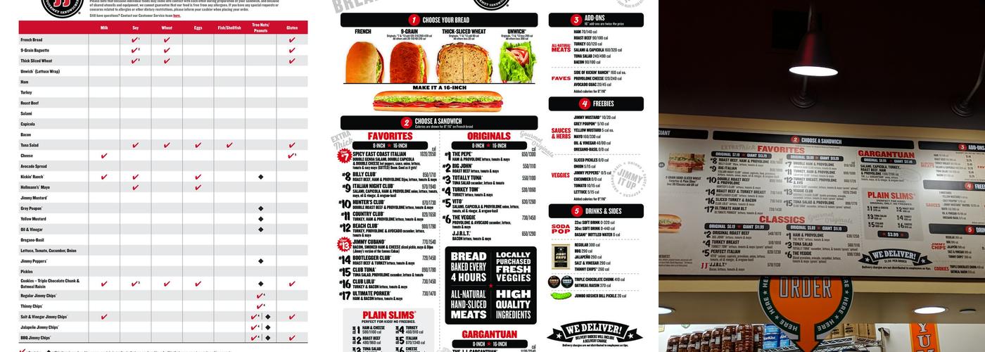 Jimmy John's Menu
