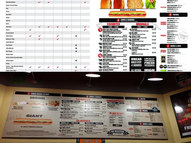 Jimmy John's Menu