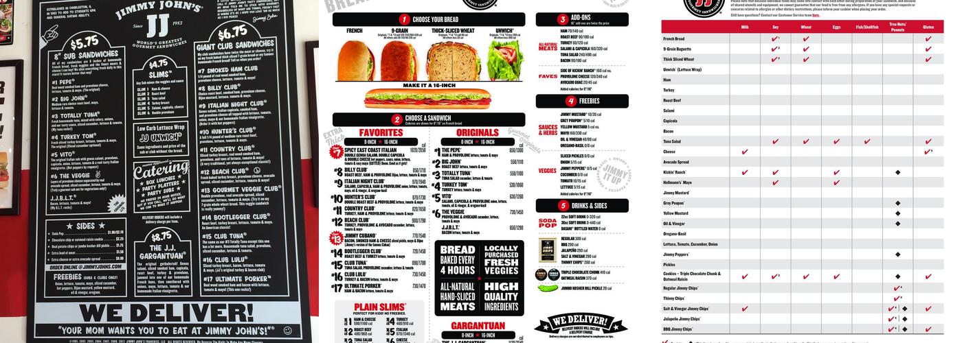 Jimmy John's Menu