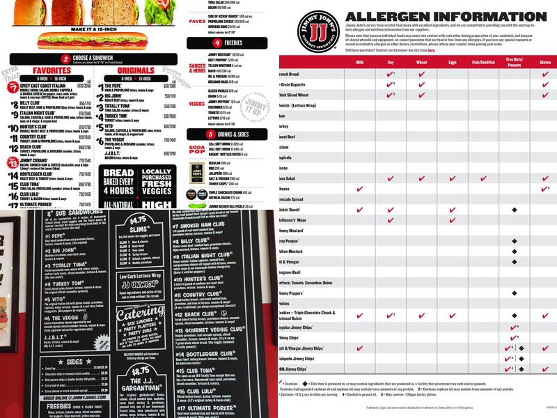 Jimmy John's Menu