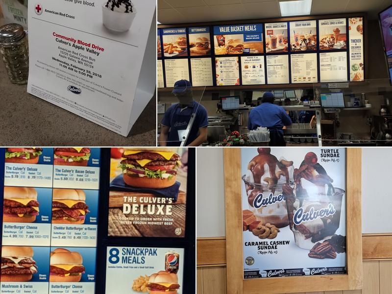 Culver’s Menu