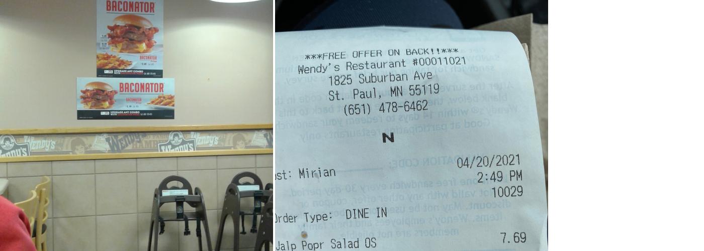 Wendy's Menu