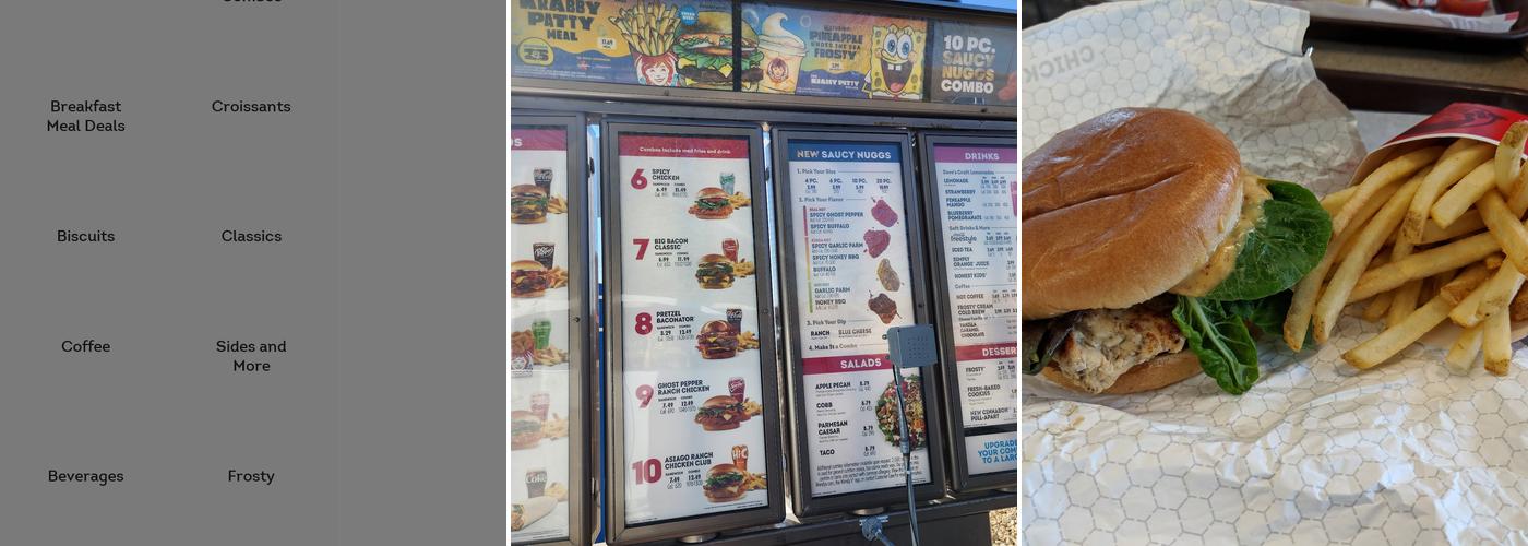Wendy's Menu