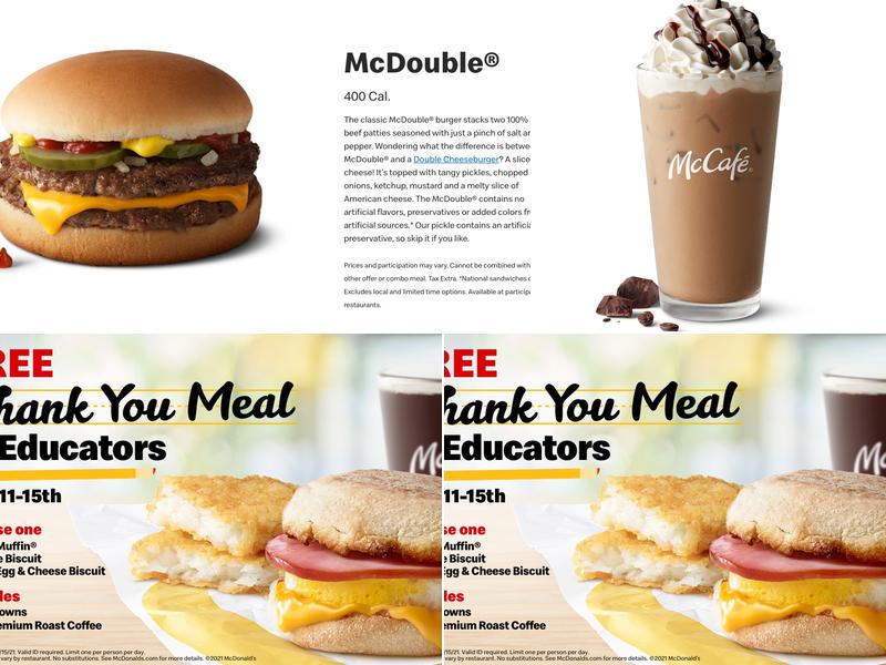 McDonald's Menu