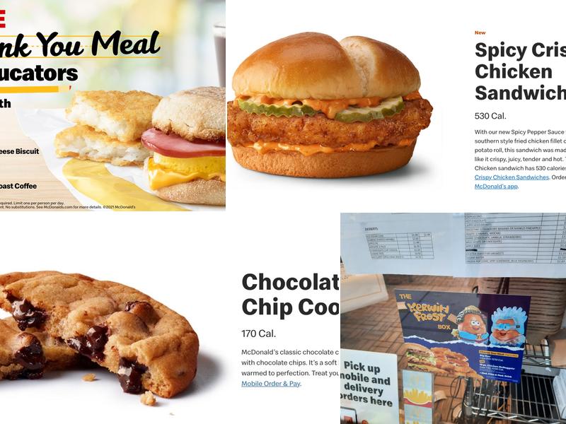 McDonald's Menu
