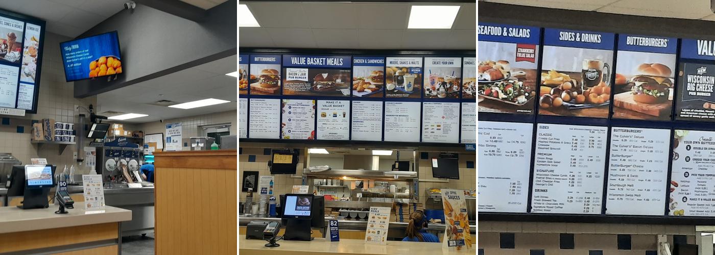 Culver’s Menu