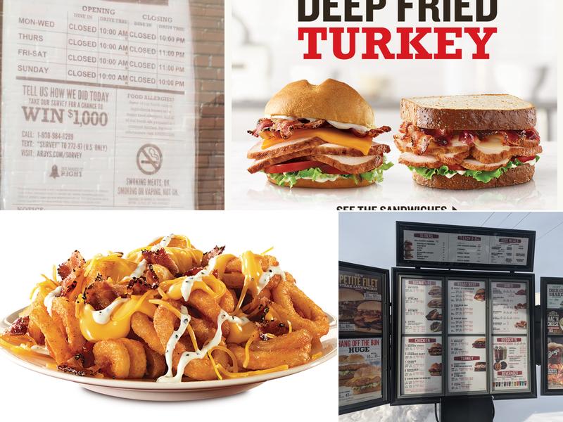 Arby's Menu