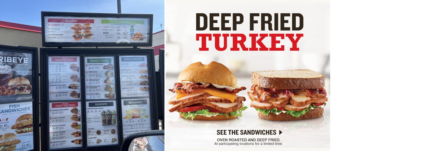 Arby's Menu