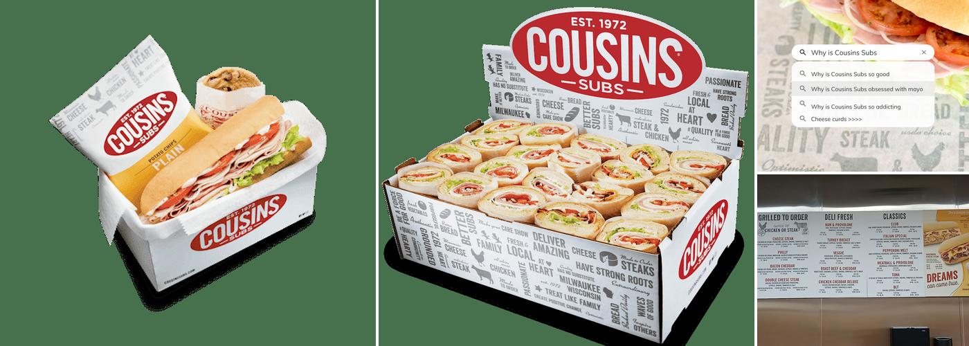 Cousins Subs Menu