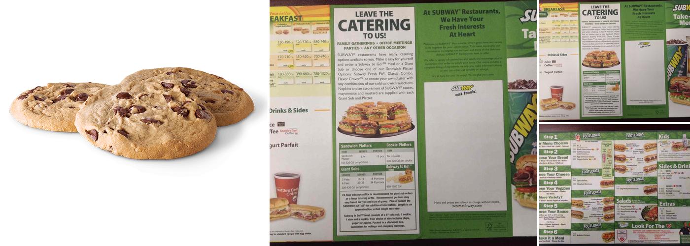 Subway Menu