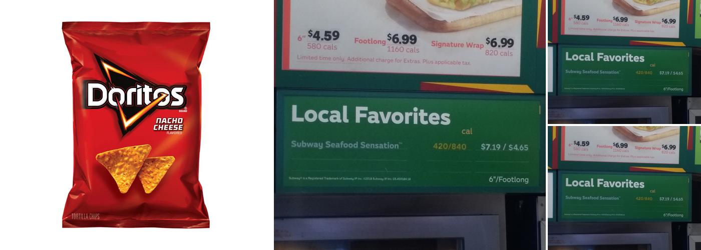 Subway Menu